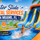 Water slide rental services in Miami, FL